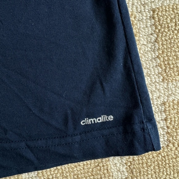 New Adidas Navy Blue Climalite Racerback Tank Top Sport Essentials Logo Size M - Picture 6 of 8